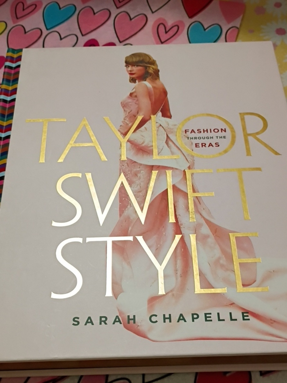 Taylor Swift Style Hardcover Book - Pink & Gold Cover